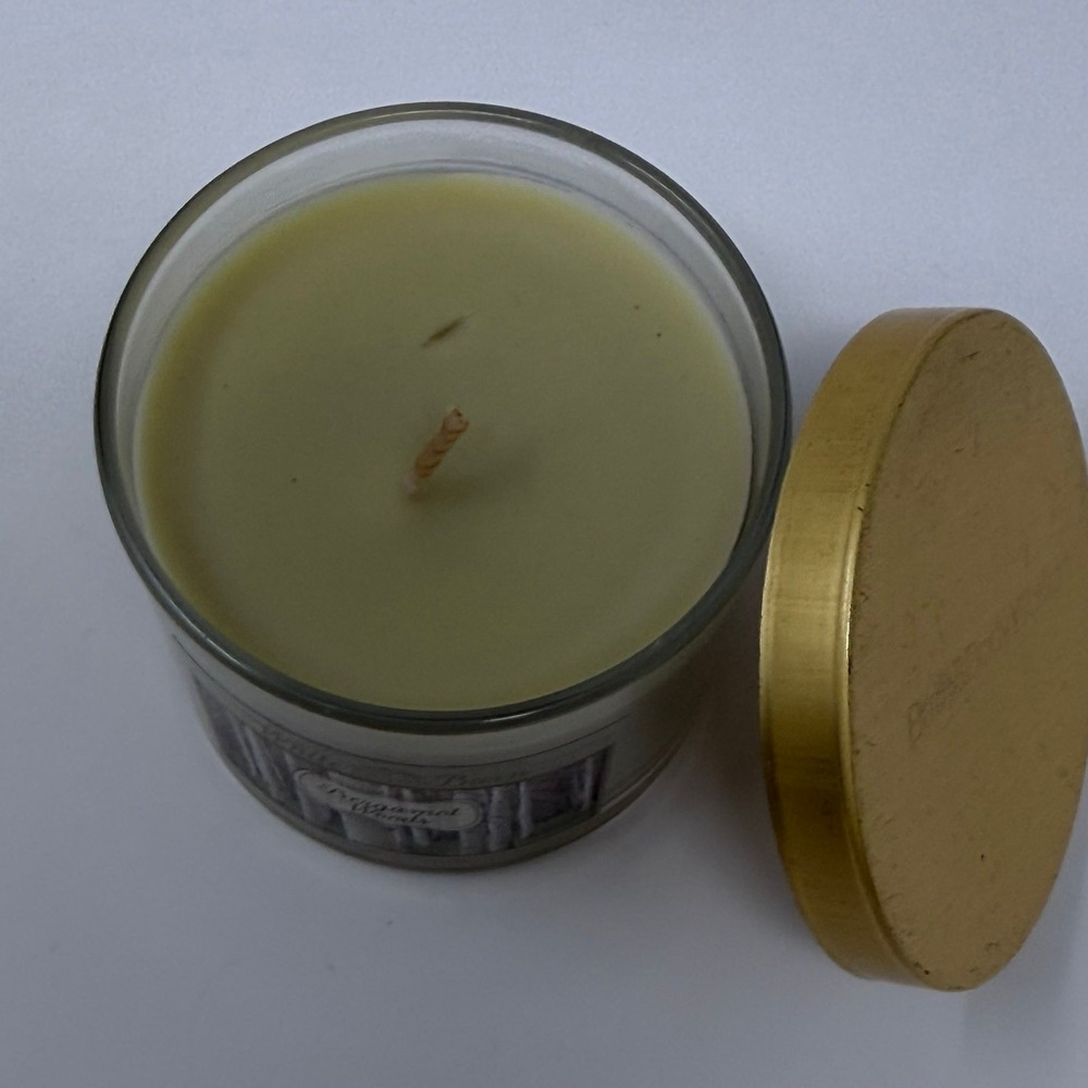 White Barn / Bath & Body Works - Bergamot Woods mini tumbler candle 4 oz new - Picture 2 of 3